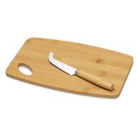 Набор для сыра с ножом и доской из бамбука