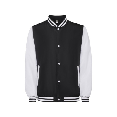 Бомбер утепленный California унисекс, черный/белый (размер XS)