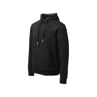 Худи унисекс Laguna, сплошной черный (размер XS)