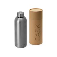 Вакуумная термобутылка Cask Waterline, 500 мл, тубус, серебристый глянцевый