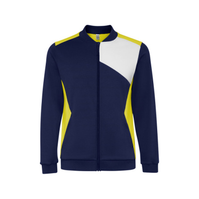 Спортивная куртка Leros унисекс, желтый/синий нэйви (размер S)