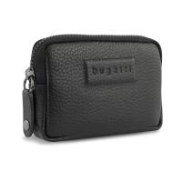 Ключница BUGATTI ЭЛЬЗА | ELSA, с защитой данных RFID, чёрная, воловья кожа/полиэстер, 11х2х7 см