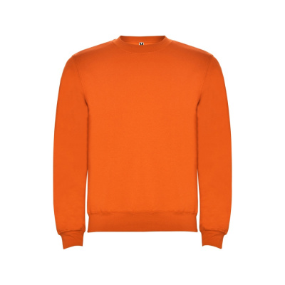 Свитшот с начесом Clasica унисекс, оранжевый