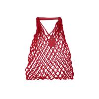 Авоська Dream М old style 15 литров с кожаными ручками,  красный (1)