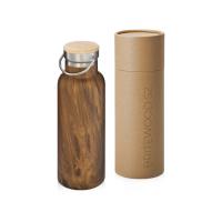 Вакуумный термос Britewood S2, 500 мл, бамбуковая крышка, крафтовый тубус