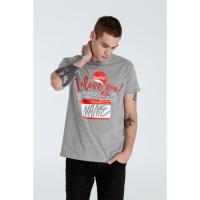 Футболка Hello! I Love You! , серый меланж