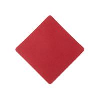 ПАТЧ РОМБ nubuk (красный) 7, 6 х 7, 6 см