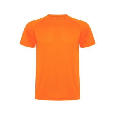 Спортивная футболка Montecarlo мужская, неоновый оранжевый (размер S)