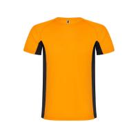 Спортивная футболка Shanghai мужская, неоновый оранжевый/черный