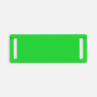 Лейбл из ПВХ Kova, зеленый неон