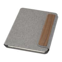 Портфолио A5 Andean из переработанного ПЭ, серый