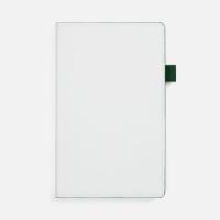 Ежедневник White Shall, недатированный, бело-зеленый