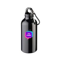 Бутылка Oregon с карабином 400мл, черный