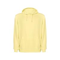 Толстовка с капюшоном KENIA унисекс, солнечно-желтый выстиранный WASHED