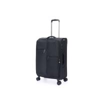 Чемодан TORBER Seyd, чёрный, нейлон 600D, 43, 5 х 19 х 68 см, 56 л