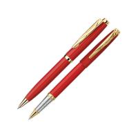 Набор Pierre Cardin PEN&amp; PEN: ручка шариковая + роллер. Цвет - красный. Упаковка Е. 