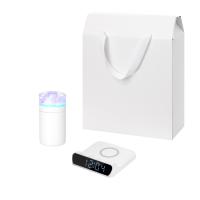Подарочный набор Crystal, Rigel, белый (увлажнитель воздуха, зарядное устройство)