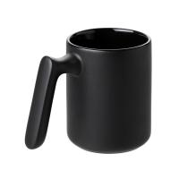 Кружка матовая с прямой ручкой Axio, 360 мл, черный
