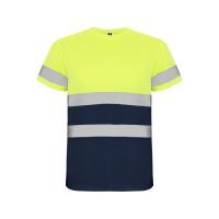 Футболка Delta мужская, нэйви/неоновый желтый