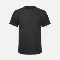 Футболка спортивная унисекс Vortex, черная