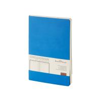 Ежедневник А5 недатированный Megapolis Velvet Flex, синий флуор