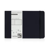 Скетчбук Sketch &amp; Art в твердом переплете 213х146 мм, 80 л. белой бумаги 150 г/м2, черный