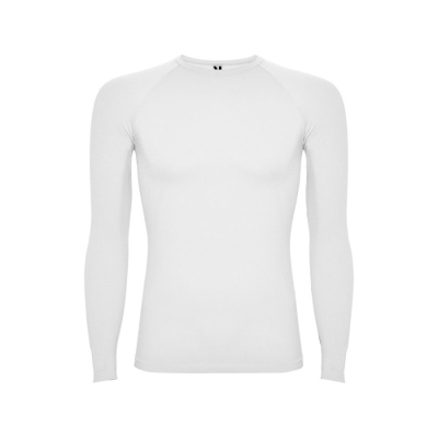 Футболка Prime мужская с длинным рукавом, белый (размер 3XS-2XS)