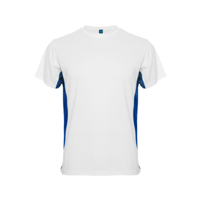 Спортивная футболка Tokyo мужская, белый/королевский синий