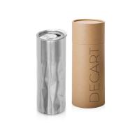 Вакуумная термокружка Decart, 450 мл, тубус, серебристый