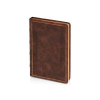 Ежедневник недатированный А5 Royal, коричневый с бронзовым срезом