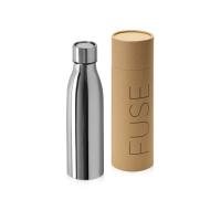 Вакуумная герметичная термобутылка Fuse с 360 крышкой, тубус, серебристый, 500 мл