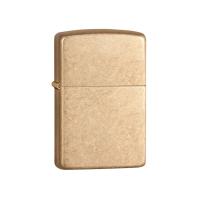 Зажигалка ZIPPO Armor™с покрытием Tumbled Brass, латунь/сталь, золотистая, матовая, 38x13x57 мм