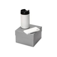 Подарочный набор Full Jar с внешним аккумулятором и термокружкой, белый