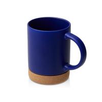 Кружка 450 мл с пробковым дном Корк &amp; Бон, глубокий синий