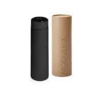 Вакуумный термос Module X с индикатором температуры, 500 мл, тубус, черный