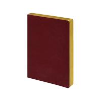 Ежедневник недатированный А5 Megapolis Nebraska Flex, бордовый с золотым обрезом