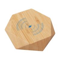 Беспроводное зарядное устройство Gex, 15 Вт, бамбук