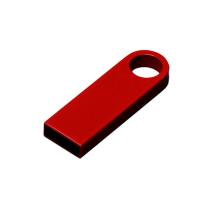 USB 3. 0-флешка на 16 Гб с мини чипом и круглым отверстием, красный