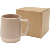 Dolce керамическая кружка объемом 300 мл с матовой отделкой, овсяный