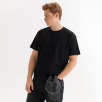 Футболка унисекс KRIS, 150 гр. , черная, размер XXXL