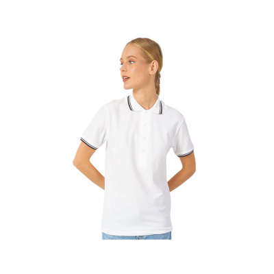 Рубашка поло Erie женская, белый (размер S)