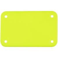 Лейбл из ПВХ Kreta, S, желтый неон
