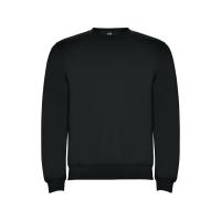 Свитшот с начесом Clasica унисекс, графитовый