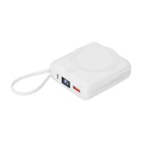 Внешний аккумулятор с подсветкой Ritter PD 10000 мА·ч с функцией беспроводной зарядки 15W, белый