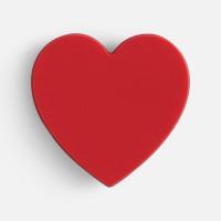 Джибитс из ПВХ «Сердце», красный