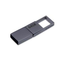 USB 3. 0-флешка на 64 Гб с разъемами USB-A и Type-C, серебристый