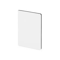 Бизнес-тетрадь А5 Pragmatic Contrast, 40 листов в клетку, белый с черным срезом