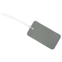 Багажная бирка Favor на силиконовой петле, серый