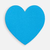 Наклейка тканевая Lunga Cor, M, голубая