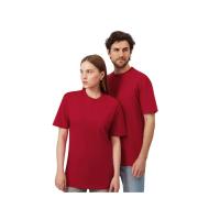 Футболка из френч терри Warsaw унисекс 220гр, красный